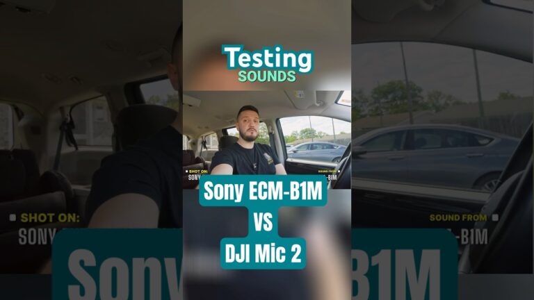 Sony ECM-B1M vs DJI Mic 2: Which Mic Sounds Better?