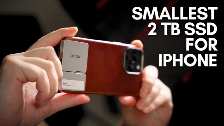 iPhone ProRes Out of Storage? Record to an SSD